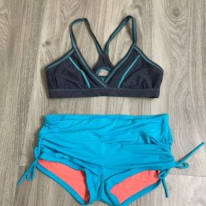Athlete two piece swimsuit